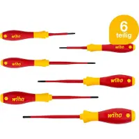 Wiha 36558 Jeu De Tournevis SoftFinish - Electric SlimFix - TORX - 6 Pcs