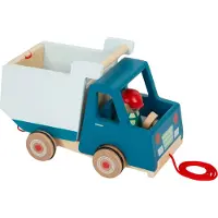 Small Foot Véhicule à tirer Camion à benne basculante