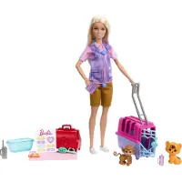 Mattel Barbie Wet. sauveteur d'animaux HRG50