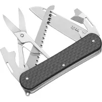 FOX Vulpis 5-Tools VP130-SF5CF, M390, Carbon Fiber, couteau suisse