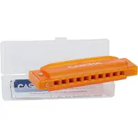 Cascha Verlag Harmonica Fun Blues Orange (incl. hard case and flyer) (Harmonica, Diatonique), Instrument à vent, Orange