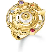 Thomas Sabo - TR2445-565-7-52 - Bague - Femmes - 925er Argent plaqué or jaune - taille de la bague 52