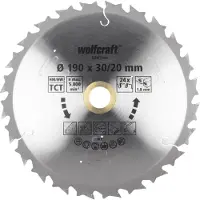 Wolfcraft 1 lame de scie circulaire sans fil HM ø184x20/16 mm