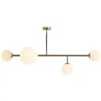 Aldex Plafonnier , Dione, dimmable, Or / laiton, Salle à manger, Métal, Moderne