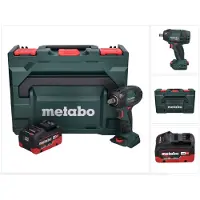 Metabo SSW 18 LTX 300 BL Visseuse à percussion 300Nm 1/2" 18V Brushless + 1x Batterie 8,0Ah + Coffret - sans chargeur (602395840)