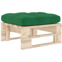 vidaXL Pouf palette de jardin bois de pin imprégné