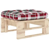 vidaXL Pouf palette de jardin bois de pin imprégné