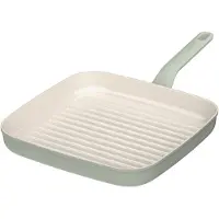 Berghoff Poêle à griller Balance, 24 cm, 1,8 L, Sauge, Aluminium recyclé - | Leo Line