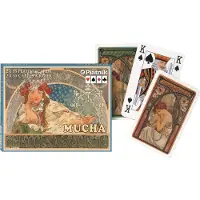 Piatnik Mucha Hyacinta Cartes à jouer - Double étage