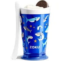 Zoku Verre de préparation à Granité et à Milkshake ZOKU Shark