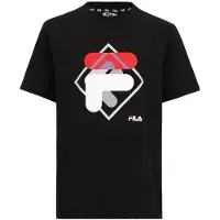 FILA Fat0340 Short Sleeve T-shirt Noir 16 Years Enfants