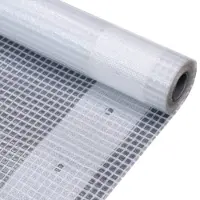 vidaXL Bâche de couverture grillagée 2 pcs 260 g/m² 2x4 m blanc