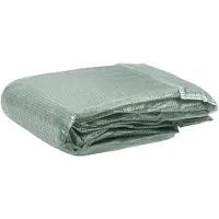 vidaXL Couverture de rechange pour serre (54 m²) 300x1800x200 cm Vert