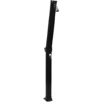 vidaXL Douche solaire pliante noire 214 cm 23 L