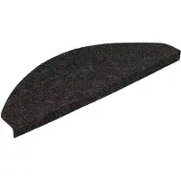 vidaXL Tapis d'escalier autocollants 15 pcs 65x22,5x3,5 cm Anthracite