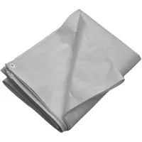 vidaXL Bâche de protection 260 g/m² 6x12 m Gris HDPE