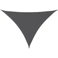 vidaXL parasol triangulaire 3x4x4 M Oxford Stoffanthrazit -gelöscht
