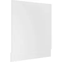 vidaXL Cache pour lave-vaisselle Lyon Blanc 59,5x3x67 cm Bois composite