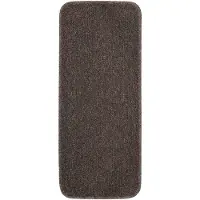 vidaXL Tapis escalier antidérapants 15pcs 60x25cm Marron Rectangulaire