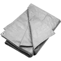 vidaXL Bâche de protection 180 g/m² 4x6 m Gris HDPE