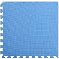 vidaXL Tapis de sol 12 pcs. 4,32 m² Mousse EVA bleue