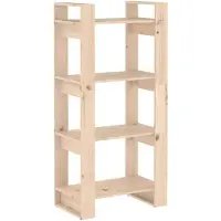 vidaXL Bibliothèque/Séparateur de pièce 60x35x125 cm Bois massif