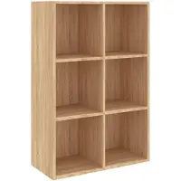 vidaXL Bibliothèque/Buffet chêne sonoma 66x30x98 cm bois d'ingénierie