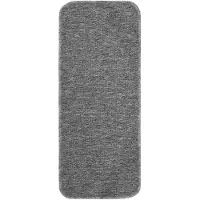 vidaXL Tapis d'escalier antidérapants 15pcs 60x25cm Gris Rectangulaire