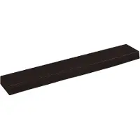 vidaXL Étagère murale marron foncé 60x10x4 cm bois chêne massif traité