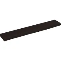 vidaXL Étagère murale marron foncé 60x10x2 cm bois chêne massif traité