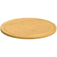 vidaXL Planches à découper 6 pcs Ø40x1,5 cm bambou