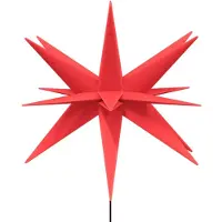 vidaXL -Weihnachtslampen mit Bodennadel und LEDs 3 ST 35 cm rot