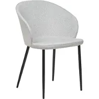 Beliani Ensemble de 2 chaises Mason gris clair Lumarko !