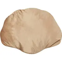 Beliani Coussin Consolida Velours Unicolore Beige Sable