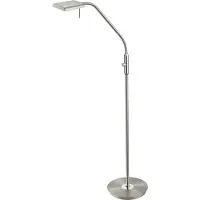 TRIO Lampe sur pied LED BERGAMO argent 420910107
