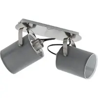 Eglo Spot de plafond design Villabate 2-gris clair