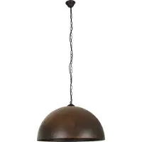 Lyora Lampe suspendue rouillée Hemisphere Rust L Ø 50 cm