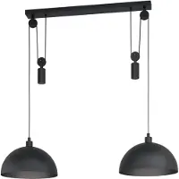 Eglo Lampe suspendue salle à manger Winkworth 1 avec poulie