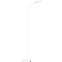 Briloner Lampadaire LED LEUCHTEN OFFICE STEP, 6,6 W, 600 lm, IP20, blanc, métal-plastique, intensité lumineuse variable, 21 x 21 x 128 cm