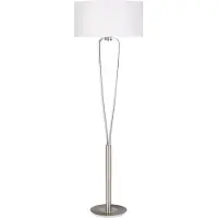 TRIO Lampadaire design moderne avec abat-jour Salon Chambre Bureau Salle à manger