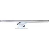 Briloner Lampe LED pour miroir LEUCHTEN DUN, 5 W, 500 lm, IP44, chrome, métal-plastique, 30 x 10,3 x 3,6 cm