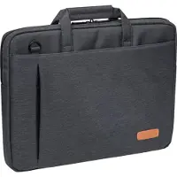 Pedea Sacoche pour ordinateur portable Elegance 15,6 pouces 39,6cm gris Compartiment pour ordinateur (15.60", Universel), Sac pour notebook, Gris