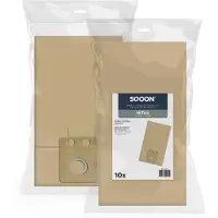 SQOON CleanInQ - Sacs de nettoyage sous vide Cleaninq NILFISK GD1000/VP300 papier | Une dizaine à enfourner
