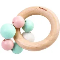 Plantoys - Hochet perles pastel - TROUSSELIER
