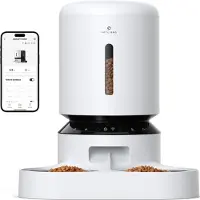 Petlibro Distributeur Automatique de Nourriture avec Wifi Double PLAF103 Blanc