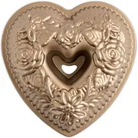 Nordic Ware Bundt en forme de c ur floral