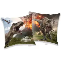Jurassic World Volcano Kissen, Dekokissen 40*40 cm (40 x 40 cm)