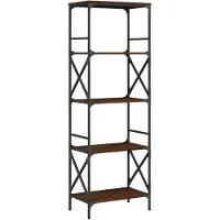 vidaXL Bibliothèque à 5 niveaux chêne marron 59x35x171 cm
