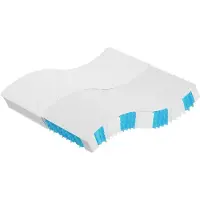 vidaXL Matelas à ressorts ensachés mi-ferme 180x200 cm