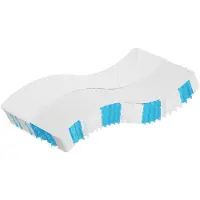 vidaXL Matelas à ressorts ensachés de fermeté moyenne 80x200 cm
